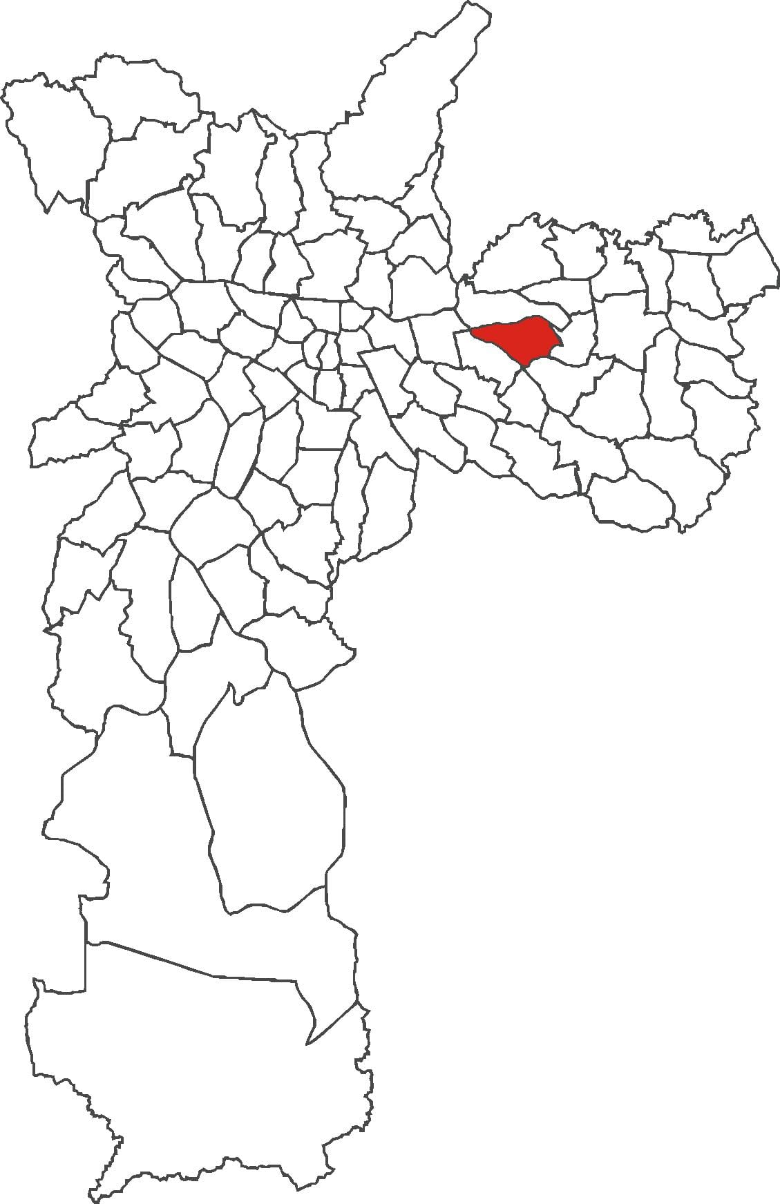 Harta e Vila Matilde qarkut