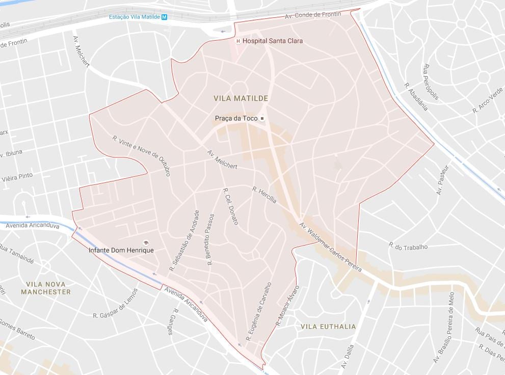 Harta e Vila Matilde São Paulo