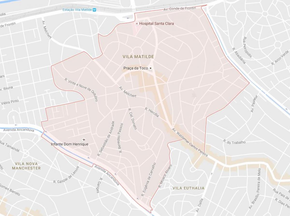 Harta e Vila Matilde São Paulo