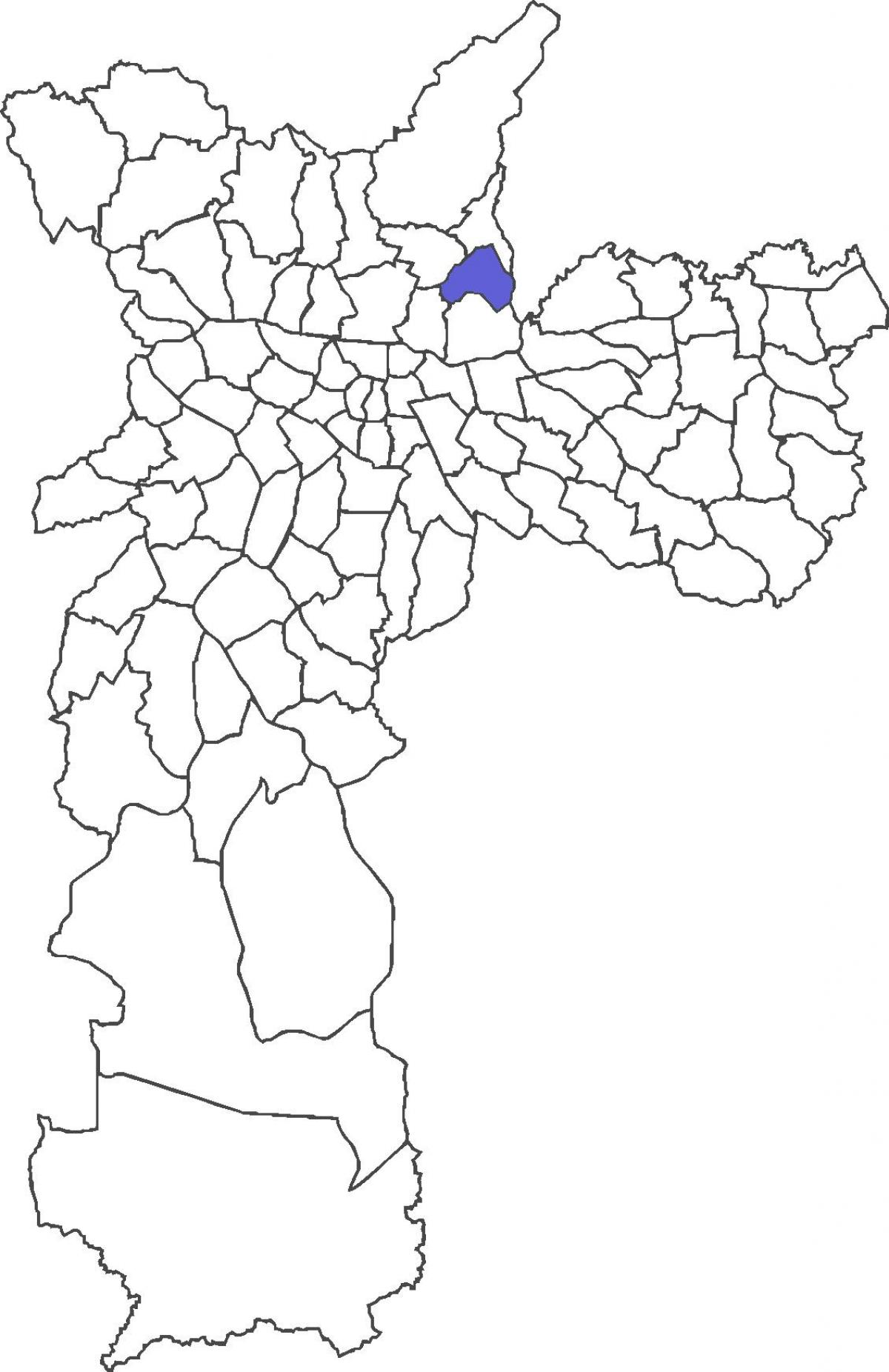 Harta e Vila Medeiros qarkut