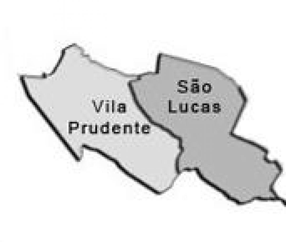 Harta e Vila Prudente nën-prefekturës