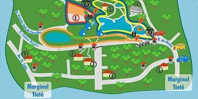 Harta e Alberto Löfgren park - kopsht me lule