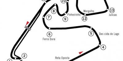Harta e Autódromo Jose Carlos Ritmin