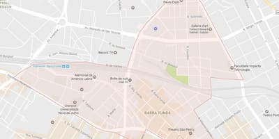 Harta e Barra Funda São Paulo