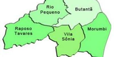 Harta e Butantã nën-prefekturës