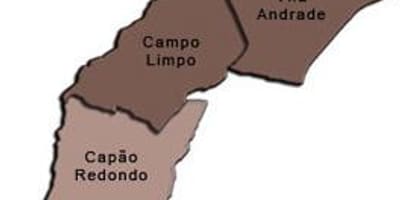 Harta e Campo Limpo nën-prefekturës