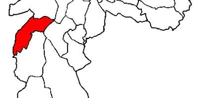 Harta e Campo Limpo nën-prefekturës São Paulo