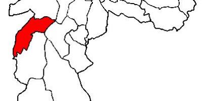 Harta e Campo Limpo nën-prefekturës São Paulo