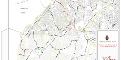 Harta e Campo Limpo São Paulo - Rrugët