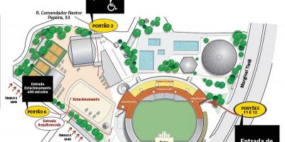 Harta e Canindé stadiumin