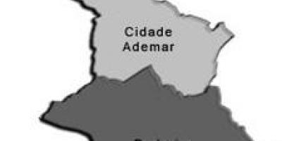 Harta e Cidade Ademar nën-prefekturës