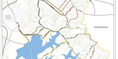 Harta e Cidade Ademar São Paulo - Rrugët