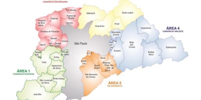 Harta e Concessão Áreas RMSP