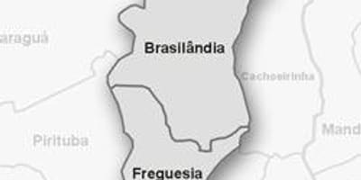 Harta e Freguesia a Ó nën-prefekturës