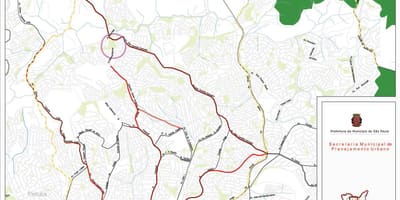 Harta e Freguesia a Ó São Paulo - Rrugët