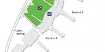 Harta e GRU aeroport