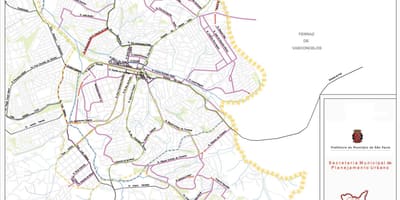 Harta e Guaianases São Paulo - Rrugët