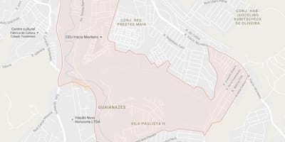 Harta e Guaianases São Paulo