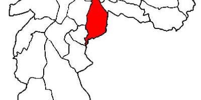 Harta e Ipiranga nën-prefekturës São Paulo