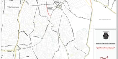 Harta e Ipiranga São Paulo - Rrugët