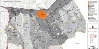 Harta e Itaim Paulista - Vila Curuçá São Paulo - Pushtimi i tokës