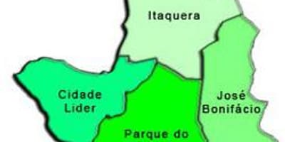 Harta e Itaquera nën-prefekturës