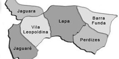 Harta e Lapa nën-prefekturës
