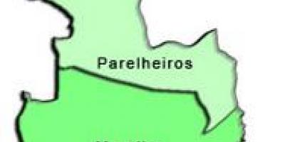 Harta e Parelheiros nën-prefekturës