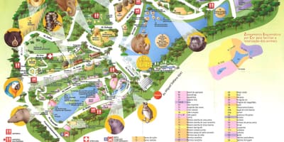 Harta e park zoologjik të Sao Paulo