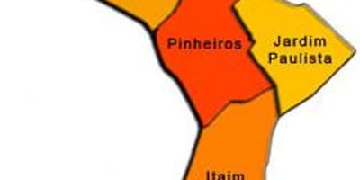 Harta e Pinheiros nën-prefekturës