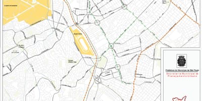 Harta e Pinheiros São Paulo - Rrugët