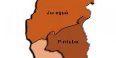 Harta e Pirituba-Jaraguá nën-prefekturës
