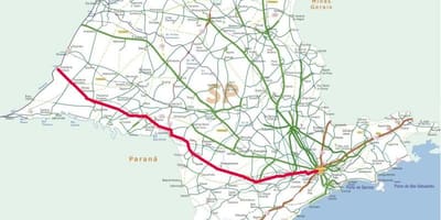 Harta e Raposo Tavares autostradë - PS-270