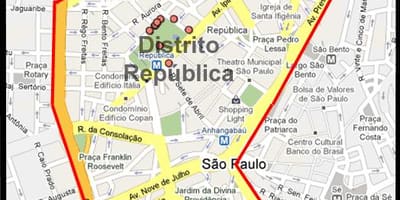 Harta e República São Paulo