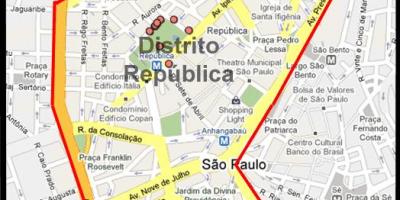 Harta e República São Paulo