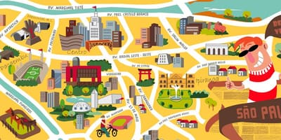 Harta e São Paulo dizajn