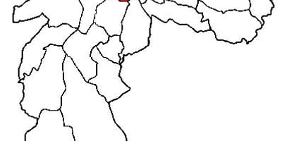 Harta e Sé nën-prefekturës São Paulo