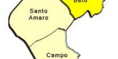 Harta e Santo Amaro nën-prefekturës