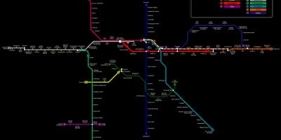 Harta e São Paulo CPTM metro