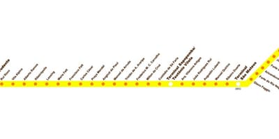 Harta e terminalit Sacomã Expresso Tiradentes