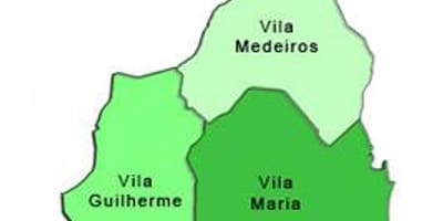 Harta e Vila Maria nën-prefekturës