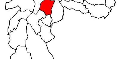 Harta e Vila Mariana nën-prefekturës São Paulo
