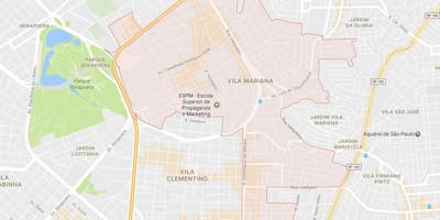 Harta e Vila Mariana São Paulo