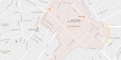 Harta e Vila Medeiros São Paulo