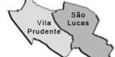 Harta e Vila Prudente nën-prefekturës