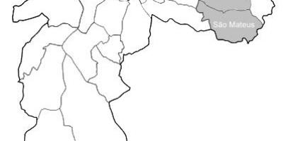 Harta e zonës Leste 1 São Paulo