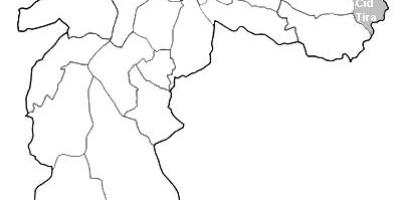 Harta e zonës Leste 2 São Paulo