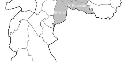 Harta e zonës Sudeste São Paulo